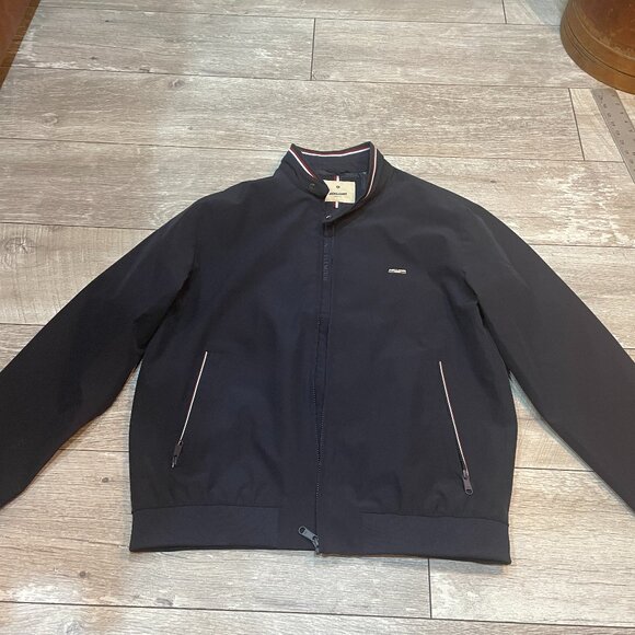 Jack & Jones Brad bomber jacket Navy Mens XL - Picture 1 of 8